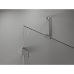 MEXEN/S - Lunar vanová zástěna FIX 50 x 150, transparent, chrom 897-050-000-01-00