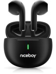 Niceboy Hive Beans POP černá / Bezdrátová sluchátka / mikrofon / Bluetooth 5.3 / IPX4 (hive-beans-pop-black)