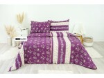 Stanex Ložní povlečení bavlněné Purple (LS199) ROZMĚR: 140x220 cm + polštář (90x70 cm)