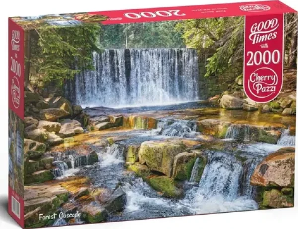 CHERRY PAZZI Puzzle Lesní kaskáda