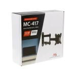 Maclean MC-417 černá / Nástěnný držák pro TV + monitor / 13-32" / VESA 100x100 / nosnost 30 kg (MC-417)