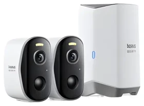 Baseus Security N1 bílá / Venkovní IP kamera / sada 2 ks / rozlišení 2K (57983129922)