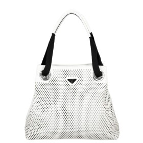 Moderní dámská koženková kabelka na rameno Anisa, bílá
