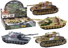 Mamido Hliníkový tank s frikčním pohonem různé barvy
