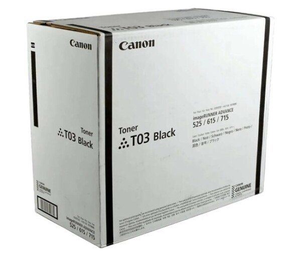 CANON toner T03 BK černý pro imageFORCE 710 series (51 500 str.) - originální EDF_1589038