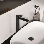 IDEAL STANDARD - Ceralife C Umyvadlová baterie s výpustí Click-Clack, BlueStart, hedvábná černá BE051XG