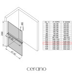 CERANO - Sprchová zástěna Walk-in Onyx Top Round L/P - 10 mm - kulatá vzpěra + polička/držák na ručníky - chrom, transparentní sklo - 130x200 CER-8050BD785924