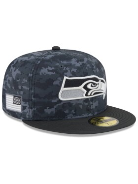 New Era Pánská kšiltovka Seattle Seahawks NFL 2026 Salute to Service 59FIFTY Fitted Velikost: 7 1/4