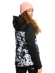 Roxy JETTY BLOCK TRUE BLACK BLACK FLOWERS zimní bunda dámská XL