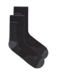 Pánské merino turistické ponožky ICEBREAKER Mens Hike+ Ultralight Quarter, Black/Obsidian velikost: 44,5-46,5 (L)