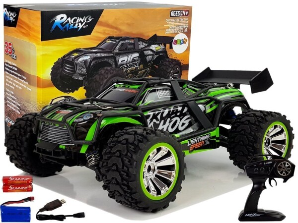 Mamido Auto na dálkové ovládání R/C 1:18 MaxRacing 35 km/h zelené