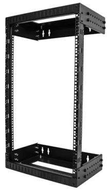 StarTech Nástěnný rozvaděč 18U černý / Nástěnný rozvaděč / 19" / Šířka 504 mm / Hloubka 508 mm / nosnost 90 kg (RACK-18U-20-WALL-OA)