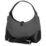 Trendy dámská koženková kabelka do ruky Lussy, černá