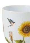 KÄHLER Porcelánový hrnek Hammershøi Summer Sunflower, žlutá barva, porcelán