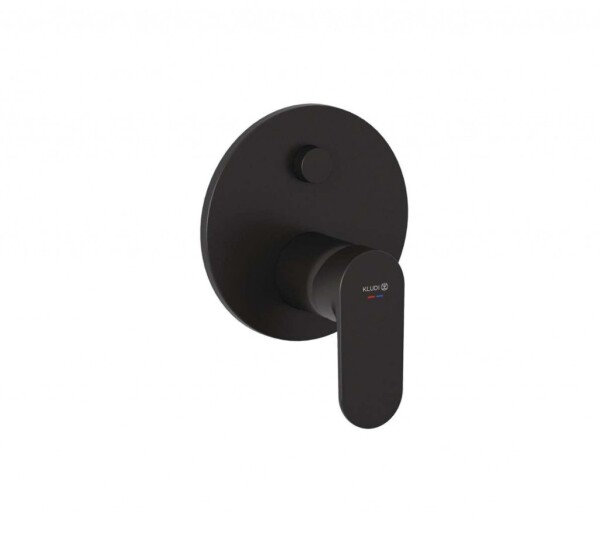 KLUDI - X1 Baterie pod omítku, pro 2 spotřebiče, matná černá 327593975