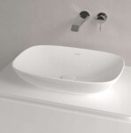 VILLEROY & BOCH - Loop&Friends Umyvadlo na desku, 56x38 cm, s přepadem, CeramicPlus, alpská bílá 4A4900R1