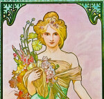 Nástěnný kalendář vázankový/kravata 2026 Helma - Alfons Mucha