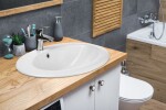 INVENA - Umyvadlo na desku AJTRA 50 cm, oval CE-29-001-W