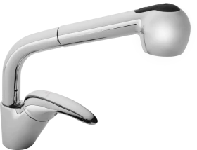 JB Sanitary Baterie do kuchyně s vytahovací sprchou, stojánková, teleskopická H10 26 00