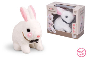 Králík chodící s efekty 16cm - český obal
