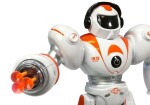 Mamido Dálkově ovládaný R/C robot střílící rakety oranžový