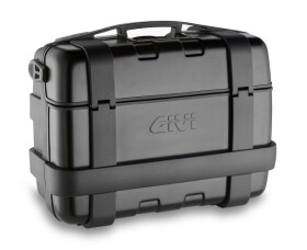 Trk33B kufr Givi Trekker černý s černým hliníkovým víkem (Monokey), objem 33 ltr.