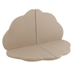 PLUSH NEST PLUSH NEST Venkovní plyšová hrací podložka ve tvaru květu voděodolná 115 × 115 × 5 cm béžová