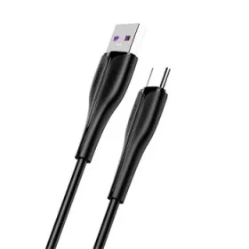 USAMS SJ376 Fast Charge 5A Type-C Datový Kabel 1m černá (6958444982984)