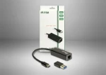 Inter-Tech Argus IT-732 černá / Adaptér / USB-C na RJ-45 / 2,5 Gigabit Ethernet / podpora WOL (88885593)