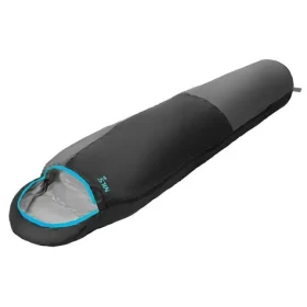 NILS Camp NC1705 Ultralight černý/mátový / Spací pytel / 215 x 75 cm / 5-20 °C | 0-5 °C (5907695554380)