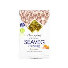 Clearspring Křupavé mořské řasy nori s kurkumou 4 g BIO