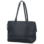 Módní dámská koženková kabelka na rameno Belle, tmavě modrá