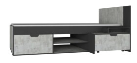 FRONTI Postel NANO NA13 90x200 grafit + enigma