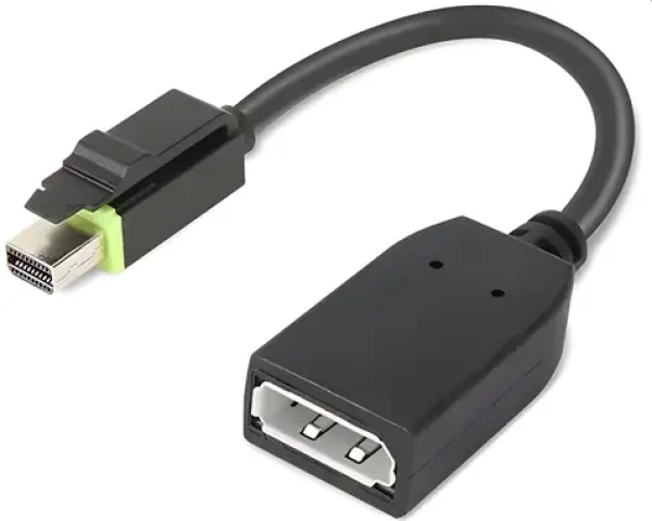Lenovo redukce Mini DisplayPort na DisplayPort / Redukce / 4K UHD / černá (4X90Q93975)