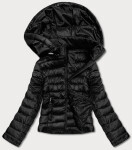 Černá dámská prošívaná bunda pro přechodné období (23M9001-392) odcienie czerni