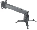 Manhattan Držák projektoru černý / Držák / stropní a nástěnný / nosnost 20 kg / výška 43-65 cm (461207)