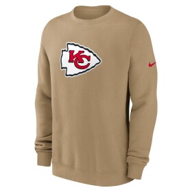 Nike Pánská mikina Kansas City Chiefs NFL Swing Pass Rewind Club Crew Velikost: M
