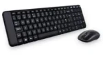 Logitech Wireless Desktop MK220 HU / bezdrátová klávesnice + myš / USB / Černá / HU (920-003167)