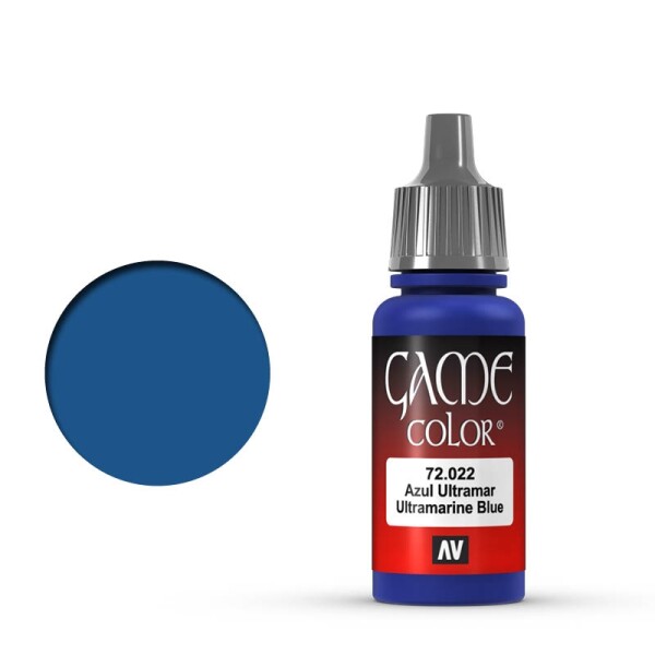 Vallejo Game Color 72022 Ultramarine Blue (18 ml)