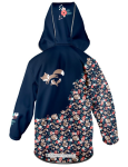 Dětská zateplená softshellová bunda WAMU Lišky, tmavě modrá