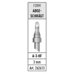 TOOLCRAFT KB-200 pájecí hrot dlátový, zahnutý Velikost hrotů 19.5 mm Délka hrotů 130 mm Obsah 1 ks