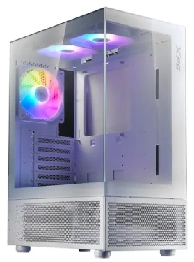 ADATA XPG INVADER X MINI bílá / Skříň / ATX, mATX, Mini-ITX / 1x USB-C 3.2 / tvrzené sklo / bez zdroje (INVADERXMINIMT-WHCWW)