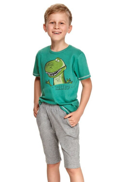 Chlapecké pyžamo tmavě zelené
