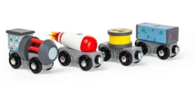 BIGJIGS RAIL Dřevěný vláček Vesmír