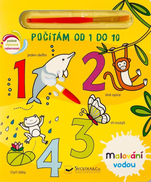 Malování vodou Počítám od 1 do 10 - kolektiv