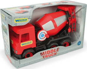 Middle Truck míchačka - červená - Wader