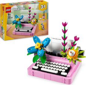 LEGO® Creator 3 v 1 31169 Psací stroj s květinami - LEGO® Creator