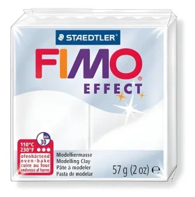 FIMO Modelovací hmota Effect bílá průsvitná