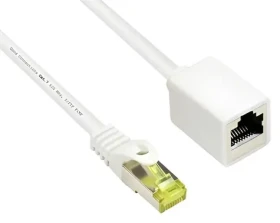 Good Connections bílá / Prodlužovací patch kabel / Cat.7 S/FTP / RJ-45 / 5 m / 600 MHz (8070VR-050W)