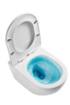 Kielle - Oudee Závěsné WC se sedátkem Softclose, Vortex Rimless+, bílá 30102010-SET1